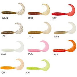 CROSS FACTOR Worm Psycho Glove 3" Glow CLE002-3GLW Lure