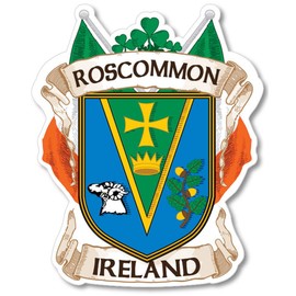 Roscommon County Ireland Irish Car Bumper Sticker/Decal
