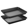 HONGBAKE 2 Pack 9.7X7.5" Toaster Oven Pans for Baking, 57%