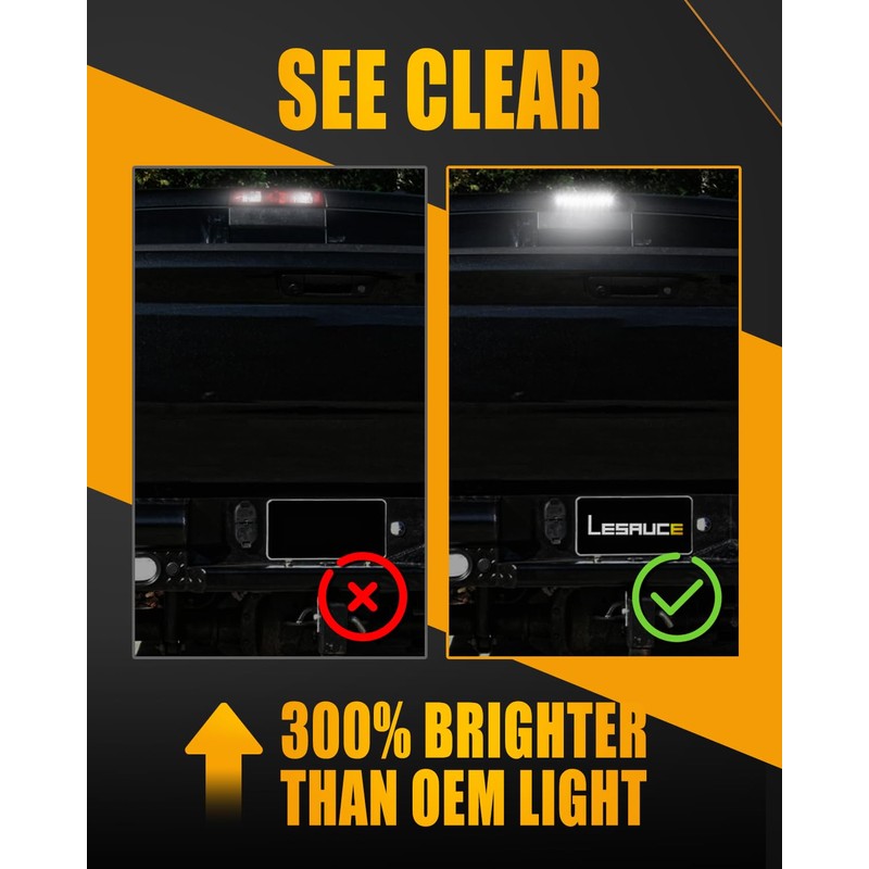LESAUCE 2025 Upgraded 3rd Third Brake Light for 2002-2008 Dodge
