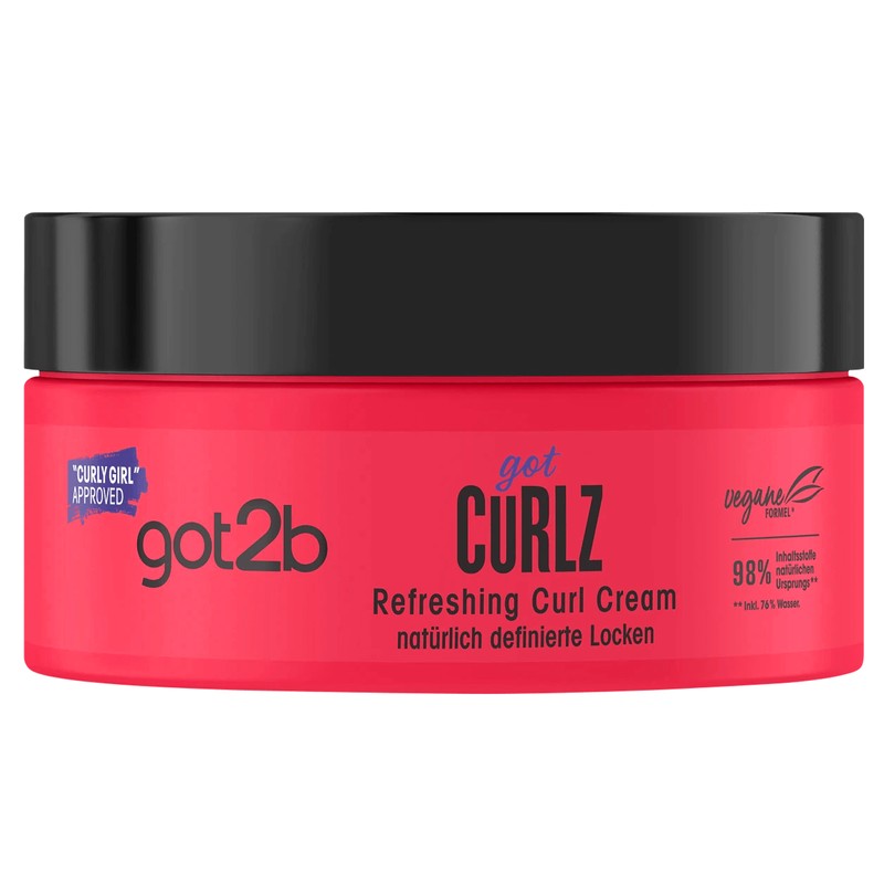 got2b got curlz 6x 200ml refreshing curly girl cream natural