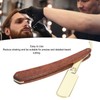 Foldable Beard Clipper Holder Wooden Handle Men Manual Beard Trimmer