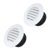 Round Air Vent Cover, 6 Inch Adjustable, ABS Ceiling Vent,