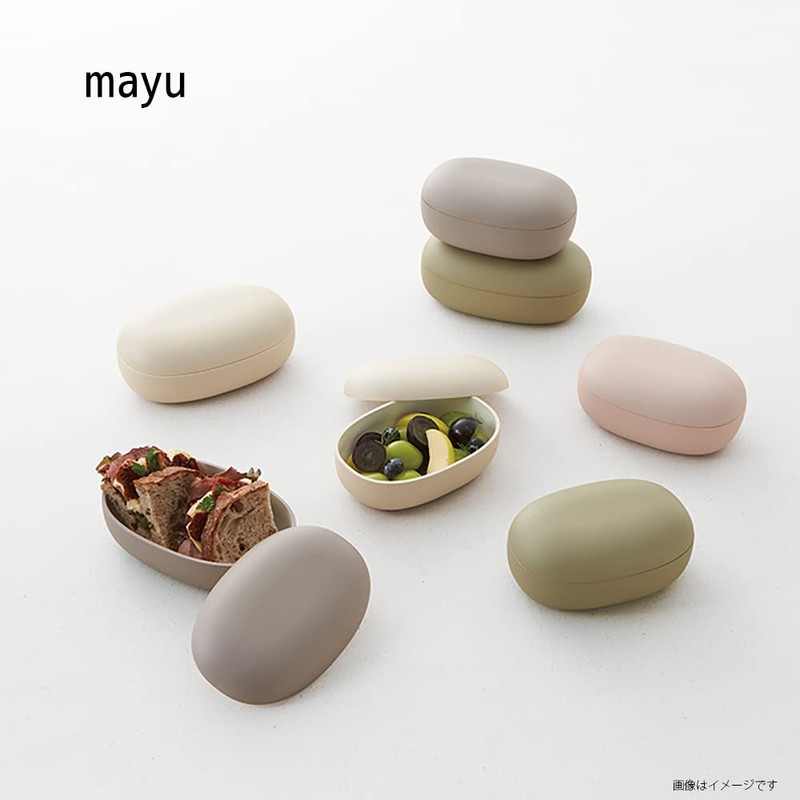 Takenaka Mayu Mayu Lunch Box, Small, Light Khaki, 14.2 fl