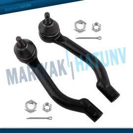 BOXI 2X Front Outer Tie Rod End Links For 2008 2009 2010 2011 2012 2013 Nissan Rogue