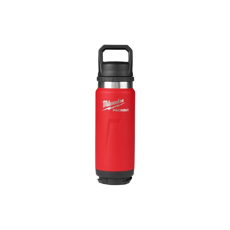 Milwaukee Packout Thermal Bottle 709 Ml (Red) - 48-22-8396R