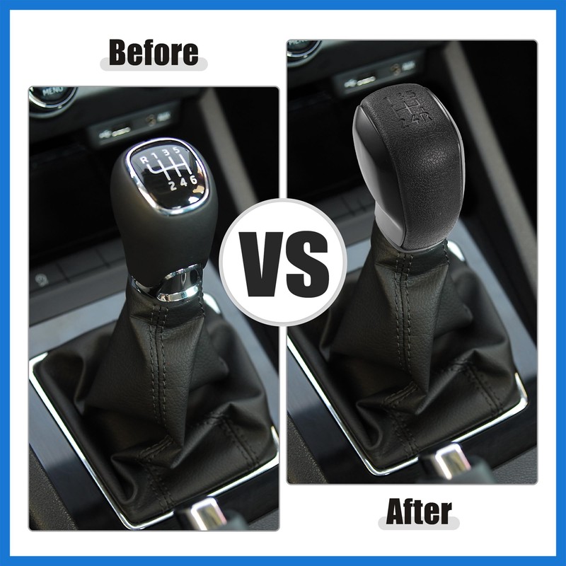 VekAuto 5 Speed Manual Gear Shift Knob Fit for Peugeot