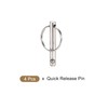 METALLIXITY 4pcs 6mmx45mm Quick Release Pins Carbon Steel Pull Pins