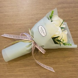 ZhangyiHot 3 Heads Yellow Rose Bouquet Flower Petals Valentine Day Gifts for Women Mom Wife Best Friend Girlfriend Her, Birthday Christmas Valentine's Day from Daughter(ZS331)