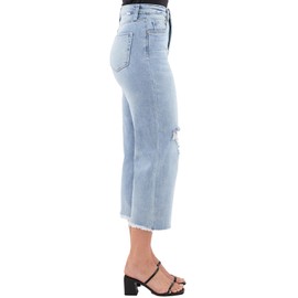 RFM Dylan High Rise Cropped Straight Leg Jeans