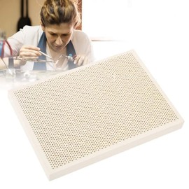 TMISHION Ceramic Honeycomb Soldering Board, High Heat Value, Energy Saving, Fast Heating, Widely Used, Uniform Heating, 135*95*13mm, 170g, 100