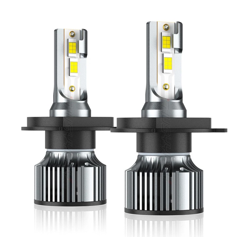 CHUSYYRAY 9003 H4 White LED High/Low Beam Headlight Bulbs Kit