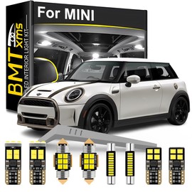 BMT xms LED Interior Light Kit Replacement for MINI R56 F56 F55 Hatch Hardtop Cabrio F57 Countryman R60 F60 Paceman R61 Clubman R55 F54, 6000K White Light, 20 Pieces