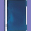 Durable 252307 Clear View Folder-Report File A4 PP, Dark Blue
