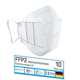 faciemF, FFP2 Respirator Mask for Mouth and Nose Protection Made in Germany