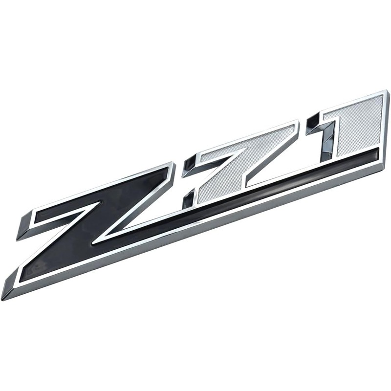2Pcs Z71 Rear Trunk Emblems Door Side Sport Car Badge