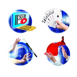 Clementoni Ehrlich Brothers Secrets of Magic - Magic Box for Children from 7 Years - Magic Equipment for 30 Amazing Magic Tricks Including 3D Explanatory Videos - Ideal as a Gift 59312