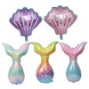 QYCX 5 Pcs Mermaid Party Decorations Mermaid Balloons Mermaid Tail
