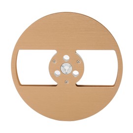 1/4 7 Inch Empty Reel Aluminum Alloy 2 Hole Opening Machine Part Tape Takeup Reel for TEAC Gold
