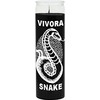 INDIO Snake Black Candle - Silkscreen 1 Color 7 Day