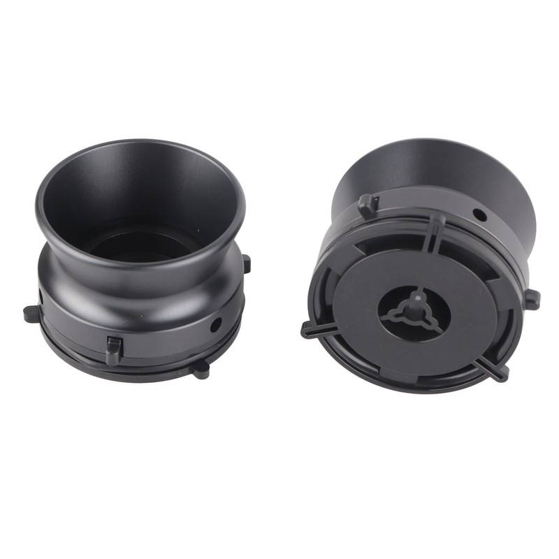 1 Pair NAB Hub Adapters Professional Polished Aluminum Alloy 10