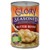 Glory Foods Seasoned Southern Style Butter Beans 15oz Can (Pack of 6) by Glory Foods