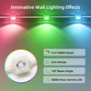 Permanent Outdoor Lights for House, 120ft 72 LEDs Smart RGB&IC