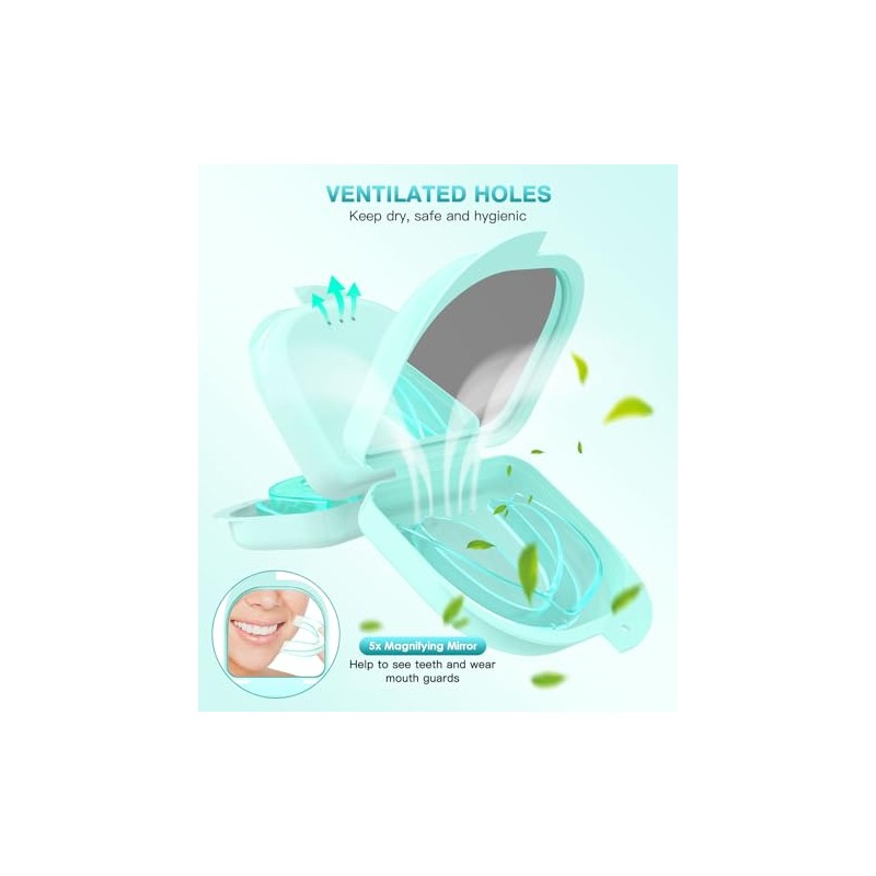 Protector antimolienda, protector bucal para dormir, paquete de 4/2 protectores