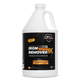 Car Care Iron Remover X, Car Detailing Iron Rust Remover-Wheel, Paint, Ceramic-Cleaner-Car Cleaner Exterior Care Products, Colorless Rim Cleaner, Decal Remover-Use Before Clay Bar (128 Fl Oz Gallon)