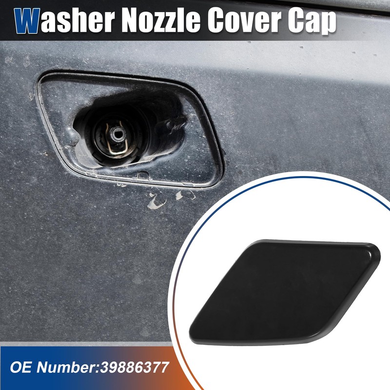 QUARKZMAN Car Left Side Bumper Headlight Washer Nozzle Cover for