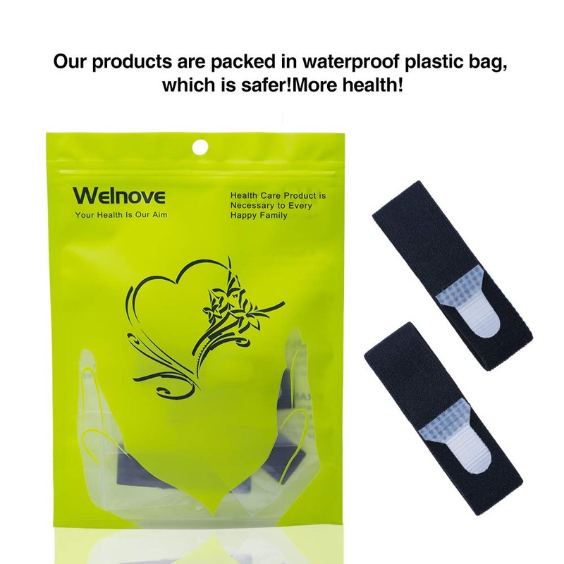 Welnove Broken Toe Splint Elasticity Corrector Braces - Set of