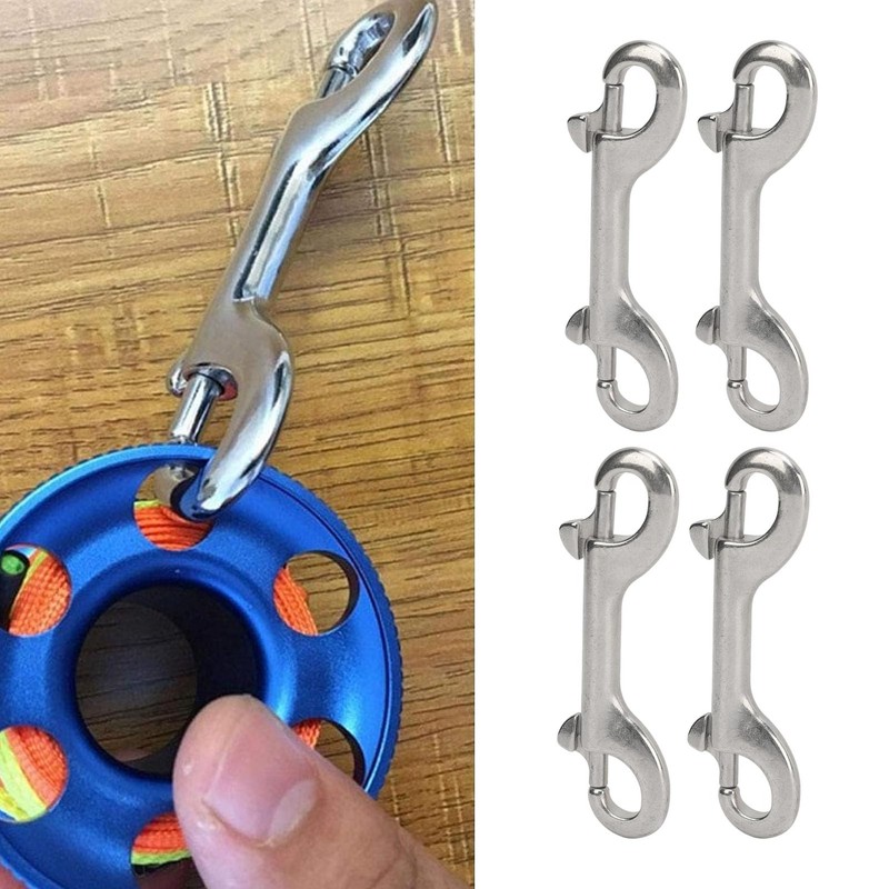 Stainless Steel Double Ended Bolt Snap Hook Marine Grade Chain