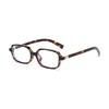 ZIMUSUN Rectangle Glasses for Women Men 90s Small Square Frame
