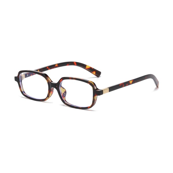 ZIMUSUN Rectangle Glasses for Women Men 90s Small Square Frame
