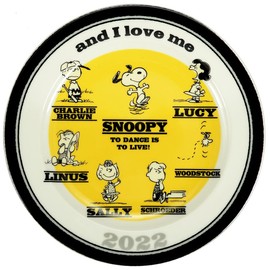 Peanuts SN2022YP Snoopy Ears Plate, 2022, Yellow