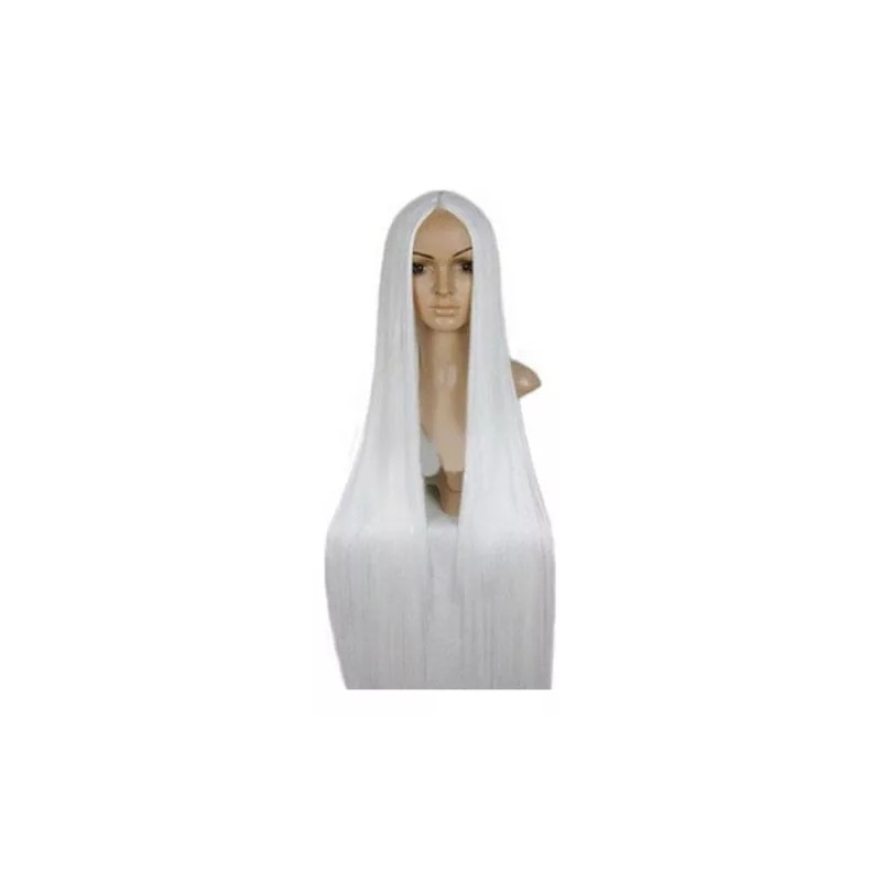 generic Blanco 100cm Harajuku Anime Cosplay Pelucas Joven Largo Rect