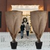 Svepndic 2PCS 47''x40'' Reusable Warm Burlap Winter Plant Cover Bags