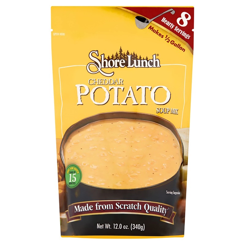 Shore Lunch Cheddar Potato Soup Mix 12 oz (Pack of