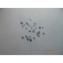 Unbranded INTERNAL STAR LOCK WASHERS. #10 ZINC. 60 PCS. NEW