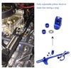 4150/4160 Carburetor Throttle Cable Bracket Billet Blue