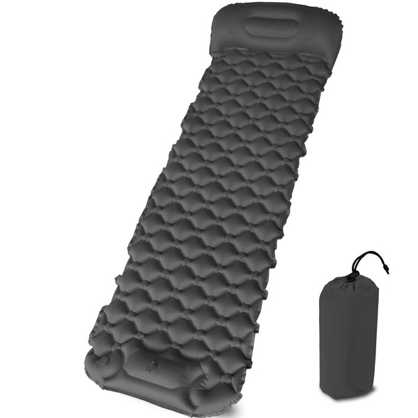 Baiao Ultralight Inflatable Camping Mat - With Integrated Pillow –