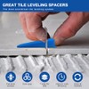 Tile Leveling System 1/16" Spacers Tile Leveler clips 2000pcs DIY