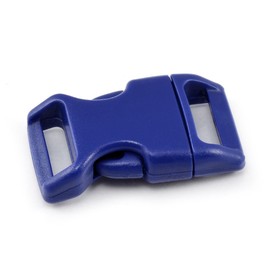 'Set of 10 5/8 Buckle/Clip/Buckle Clips/Plastic/Belt Buckle, Buckle Clasp for Paracord Bracelets Cords, 40 mm x 23 mm, Size: M, Color: Dark blue – Ganzoo
