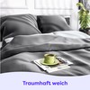 Wolkenfeld Satin Cushion Cover 80 x 80 cm Cotton Incredibly