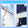 24FT Aluminum Telescoping Pressure Washer Wand with Power Washer Extension