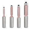4Pcs Flush Trim Router Bit Set 1/2 Inch Shank, Top