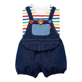 Miki House 14-7902-456 Bib Set Bib Baby Kids Baby Shower Gift Free 27.6 - 35.4 inches (70 - 90 cm) Multicolor