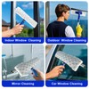 ITTAHO 53" Window Squeegee Cleaner, 2 in 1 Window Cleaning