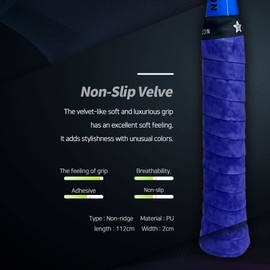 STARZON Racket Grip Anti Slip VelvetTennis OverGrip Badminton Pickleball Mix Color Pack of 10