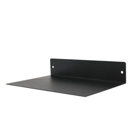 Mitus Floating Shelf Wall Mounted (8 inch x 12 inch) Heavy Duty Industrial Modern Steel, Black